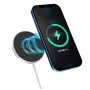 eSTUFF ES638100 caricabatterie mobile smartphone alluminio AC ricarica wireless ricarica rapida interno