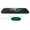eSTUFF ES638100 caricabatterie mobile smartphone alluminio AC ricarica wireless ricarica rapida interno