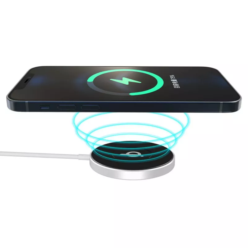eSTUFF ES638100 caricabatterie mobile smartphone alluminio AC ricarica wireless ricarica rapida interno