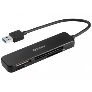 Lettore di schede Sandberg USB 3.0 Pocket Card Reader