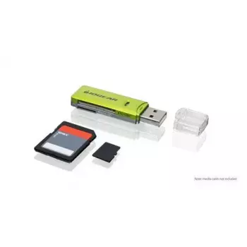 Lettore di schede IOGEAR GFR204SD verde