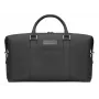 Borsa dbramante1928 Broadway Weekender in materiale riciclato nero con manico 900 g