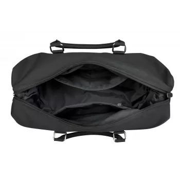 Borsa dbramante1928 Broadway Weekender in materiale riciclato nero con manico 900 g