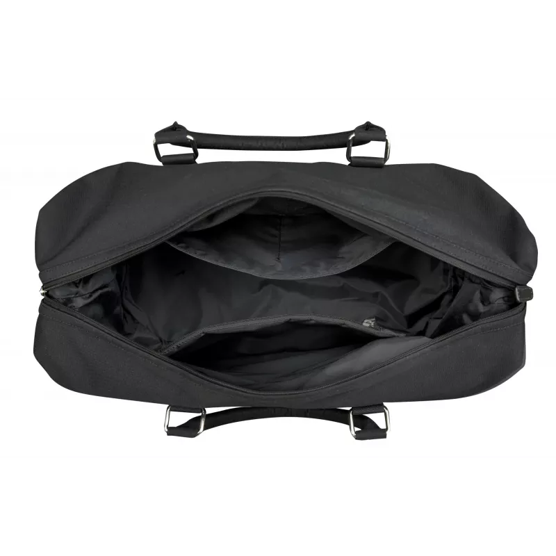 Borsa dbramante1928 Broadway Weekender in materiale riciclato nero con manico 900 g