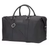 Borsa dbramante1928 Broadway Weekender in materiale riciclato nero con manico 900 g