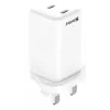 Caricabatterie AC SANDBERG Dual USB-C PD65W UK 441-62 — dual USB-C PD 65W, spina UK