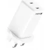 Caricabatterie AC SANDBERG Dual USB-C PD65W UK 441-62 — dual USB-C PD 65W, spina UK