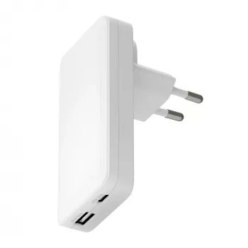 dbramante1928 Pro - caricabatterie slim EU/US - USB-C 65W+USB-A 30W - W