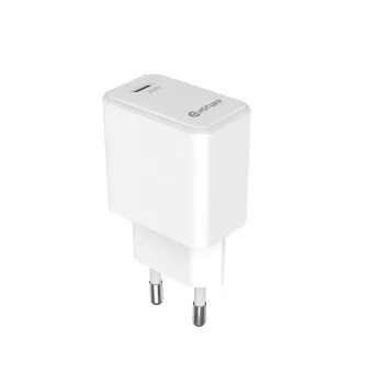 Caricabatterie USB-C eSTUFF ES635028-BULK EU PD 20W, bianco