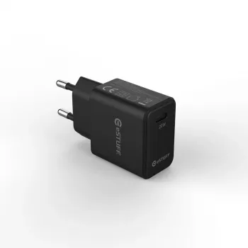 Caricabatterie USB-C eSTUFF ES635029-BULK EU PD 20W, nero
