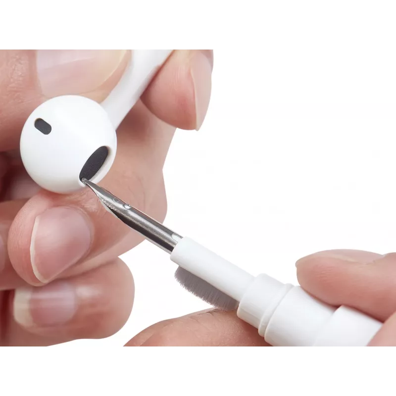 Kit di pulizia Sandberg Cleaning Pen Kit per Airpods grigio bianco