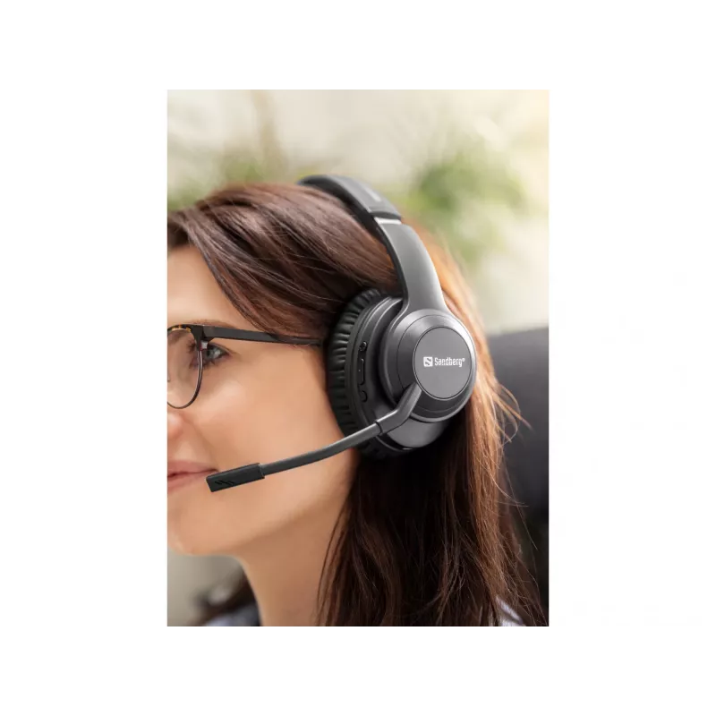 Headset Sandberg headset wireless ANC+ENC Pro