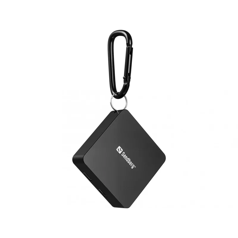 Batteria ricaricabile portatile Sandberg 3in1 Magnet Powerbank 5000, 5000 mAh