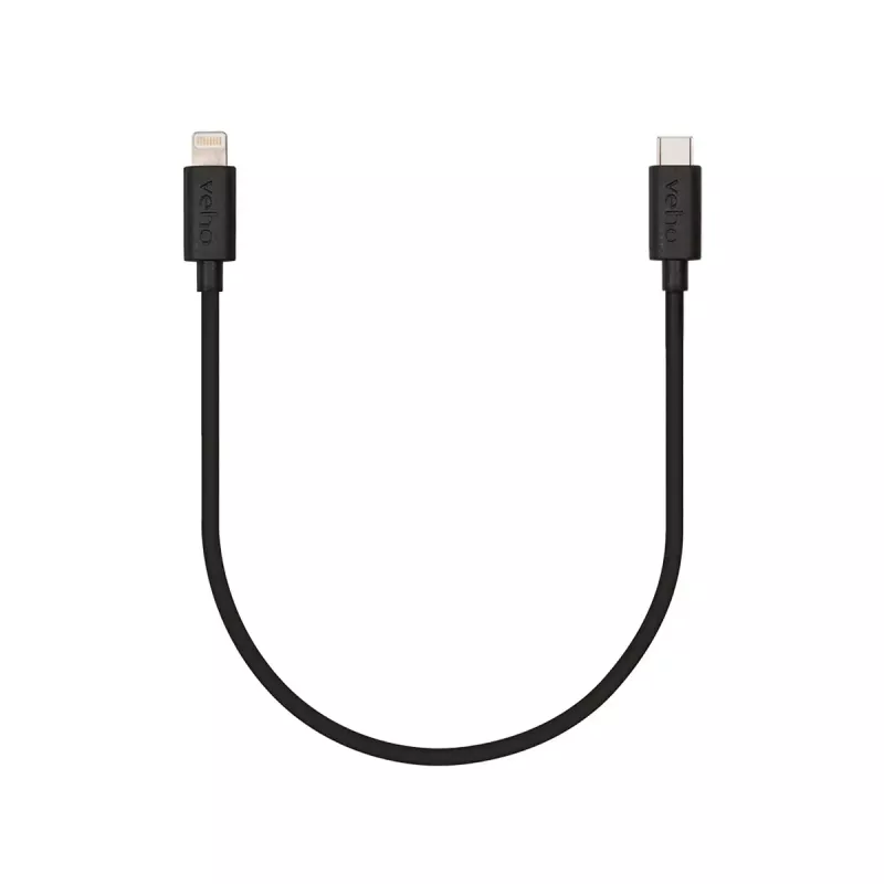 Veho VCL-004-MFI-C-20CM cavo di ricarica da USB-C a Lightning, 0,2 m, MFi