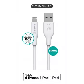 Cavo Lightning eSTUFF ES601170-BULK 1 m bianco 5V 2,4A