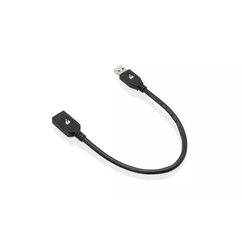 Cavo USB IOGEAR G2LU3AMF USB 3.2 Gen 1 0,3 m USB A nero