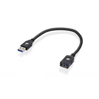 Cavo USB IOGEAR G2LU3AMF USB 3.2 Gen 1 0,3 m USB A nero