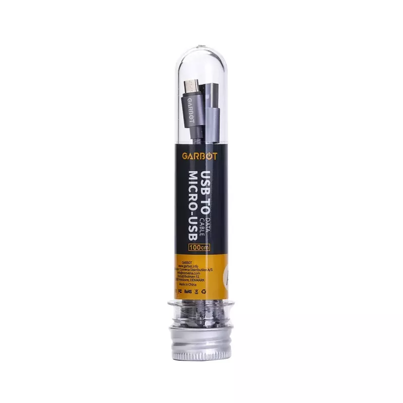 Cavo USB Garbot C-05-10195 1 m USB A Micro-USB B argento