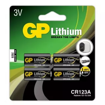 Batteria monouso GP Batterie litio CR 123A litio-biossido di manganese