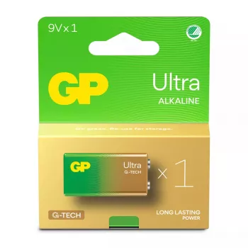 Batteria monouso GP Batteries Ultra Alkaline GP1604AU 9V alcalina