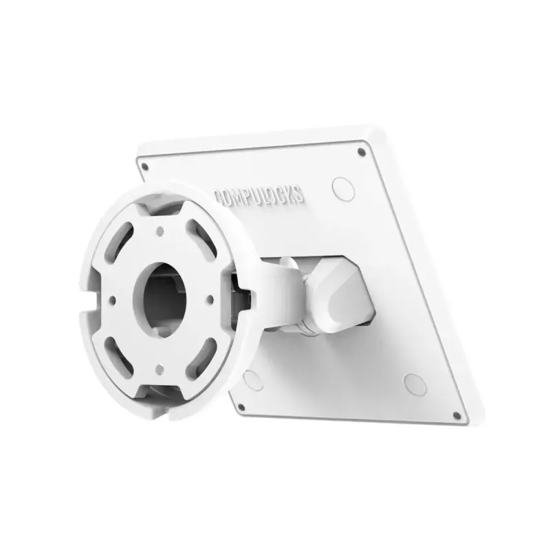 Supporto a parete inclinabile VESA Compulocks 505W bianco dimensione massima schermo 27