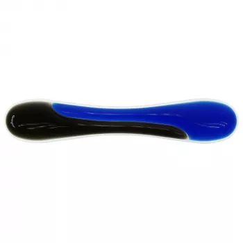 Poggiapolsi per tastiera Kensington Duo Gel — blu, nero, blu, gel, Taiwan, MIL-STD-810H metodo 504.3 contaminazione da liquidi, 240 mm, 182 mm