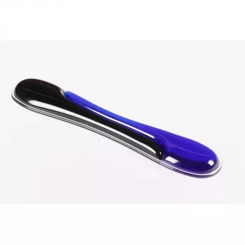 Poggiapolsi per tastiera Kensington Duo Gel — blu, nero, blu, gel, Taiwan, MIL-STD-810H metodo 504.3 contaminazione da liquidi, 240 mm, 182 mm