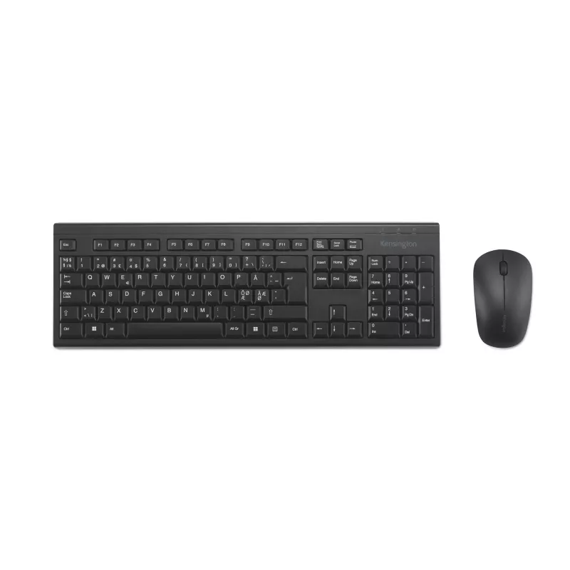 Set desktop wireless Kensington KM150 EQ tastiera full-size e mouse