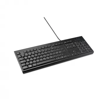 Tastiera con filo full-size Kensington KB100 EQ USB membrana QWERTY nera