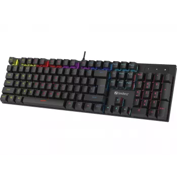 Tastiera meccanica Sandberg Mechanical Gamer GERMAN full-size con filo USB meccanica QWERTZ RGB LED