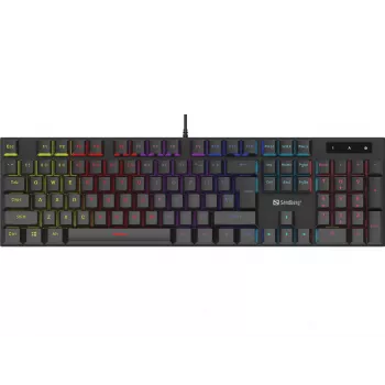 Tastiera meccanica Sandberg Mechanical Gamer GERMAN full-size con filo USB meccanica QWERTZ RGB LED