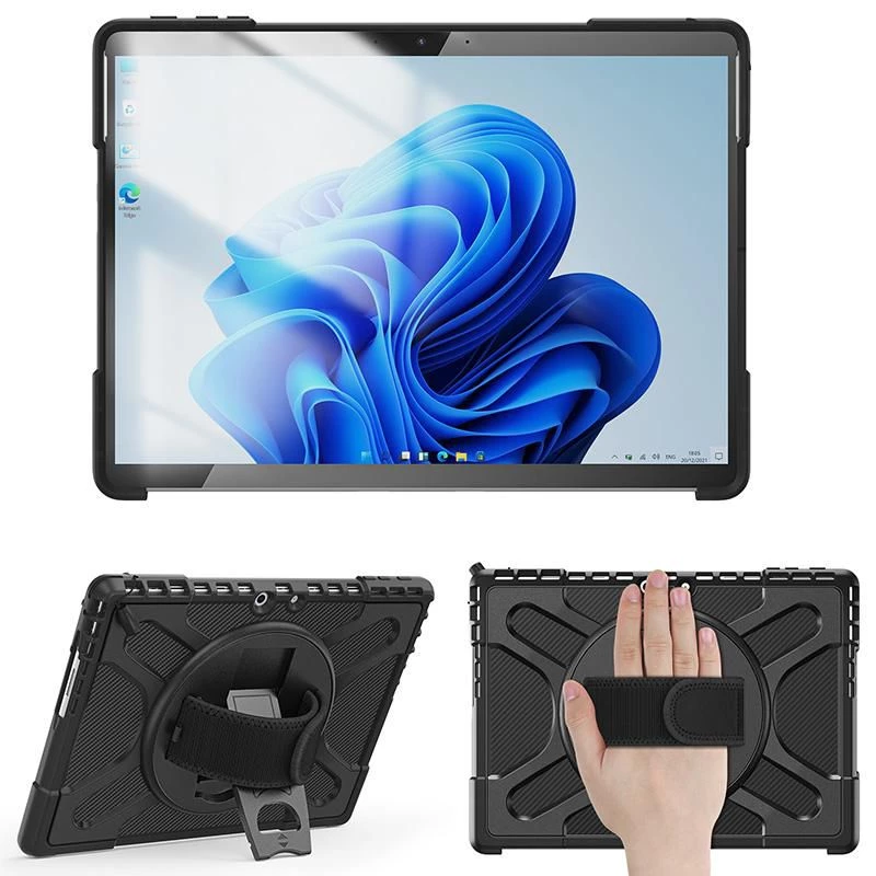 eSTUFF ATLANTA Defender custodia protettiva per Microsoft Surface Pro 11/10/9, ES68290013-BULK