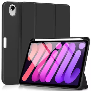 Custodia Folio eSTUFF ES68201101-BULK per iPad mini 6 21,1 cm nero