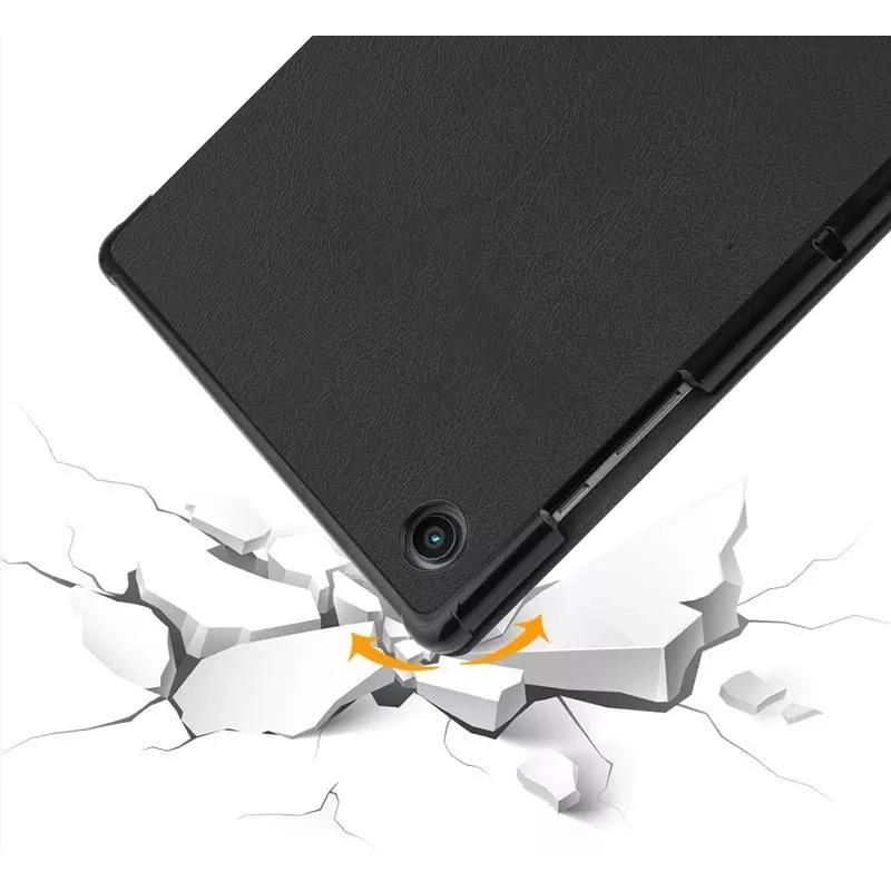 Custodia Folio eSTUFF per Samsung Galaxy Tab A8 10.5 nero 2 modalità di supporto