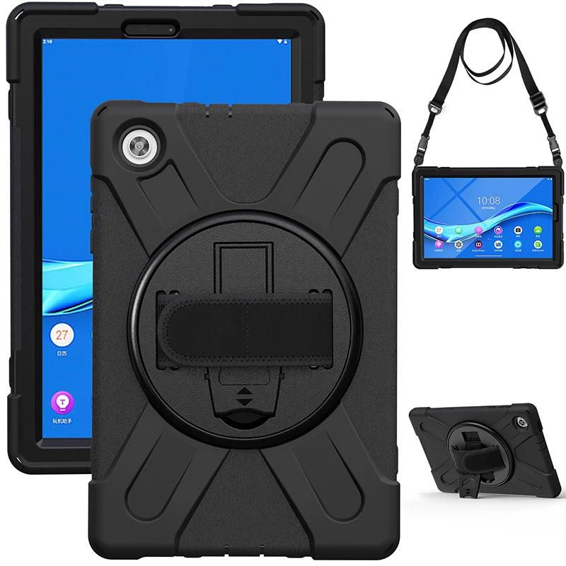 eSTUFF AUSTIN Defender Custodia per Lenovo TAB M10 HD 2nd Gen (TB-X306X) – nero