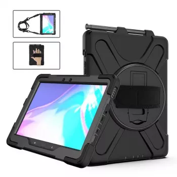 eSTUFF CHICAGO Full Body Defender Case per Samsung Galaxy Tab Active Pro/Active 4 Pro - nero