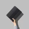 eSTUFF SEATTLE custodia per penna iPad 9.7 2018/2017 – pelle PU nera