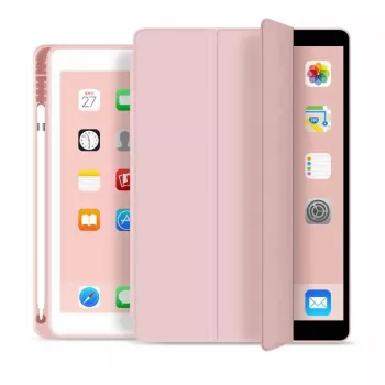 eSTUFF SEATTLE custodia per penna per iPad 9.7 2018/2017 – pelle PU rosa