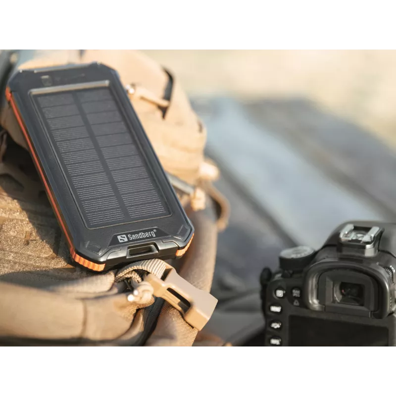 Powerbank Sandberg 3in1 Solar Powerbank 10000 10000 mAh 2A nero