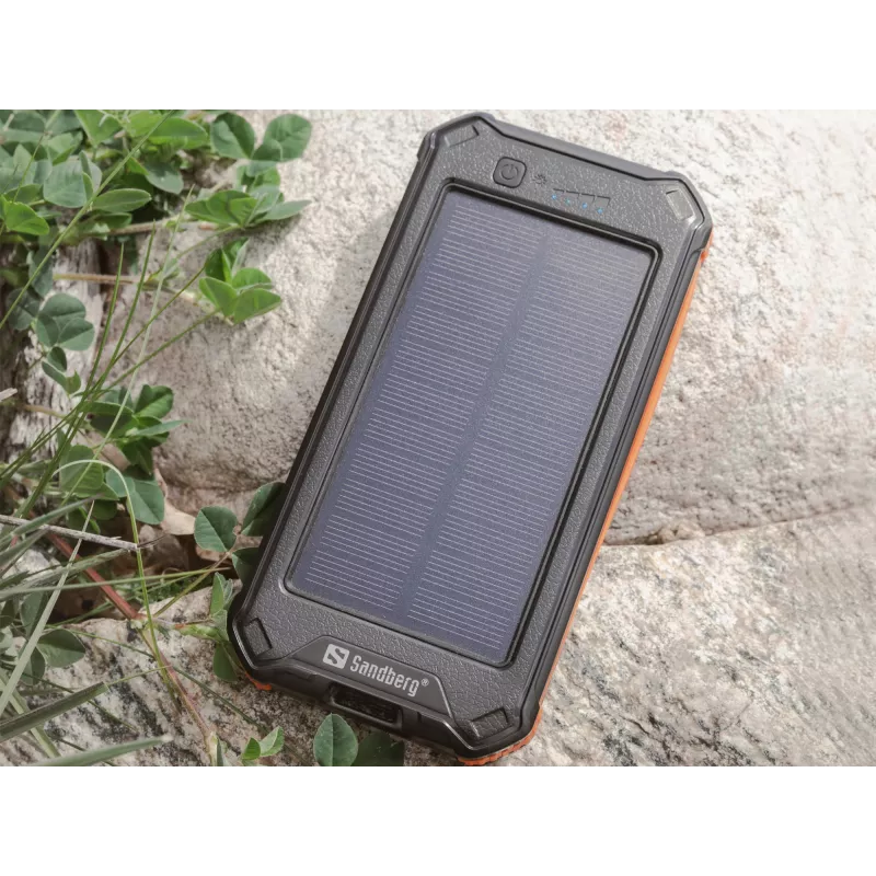 Powerbank Sandberg 3in1 Solar Powerbank 10000 10000 mAh 2A nero
