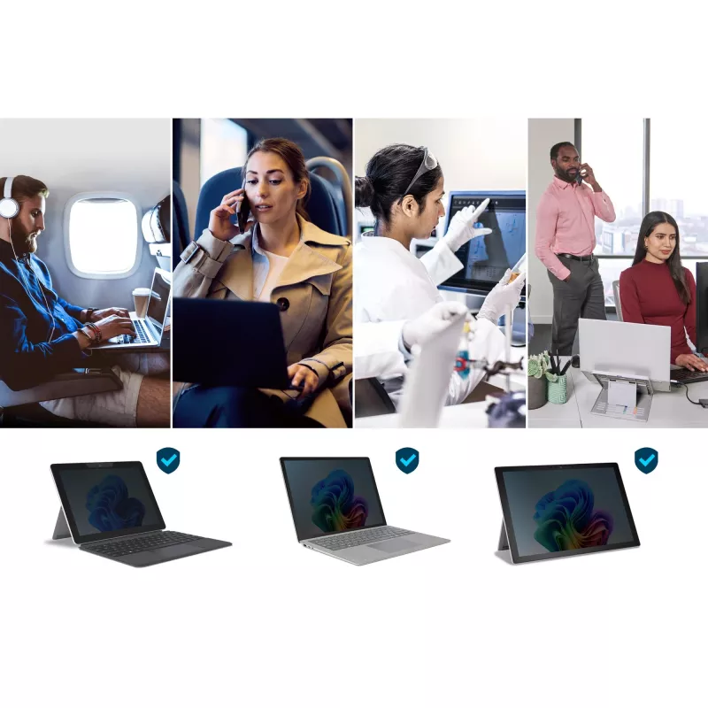 Filtro privacy Kensington - rimovibile a 2 vie per Microsoft Surface Pro 2017