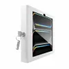 Supporto di sicurezza da parete per iPad Pro 11 pollici — Maclocks Compulocks Apex per M4 & M5, bianco, include 2 chiavi
