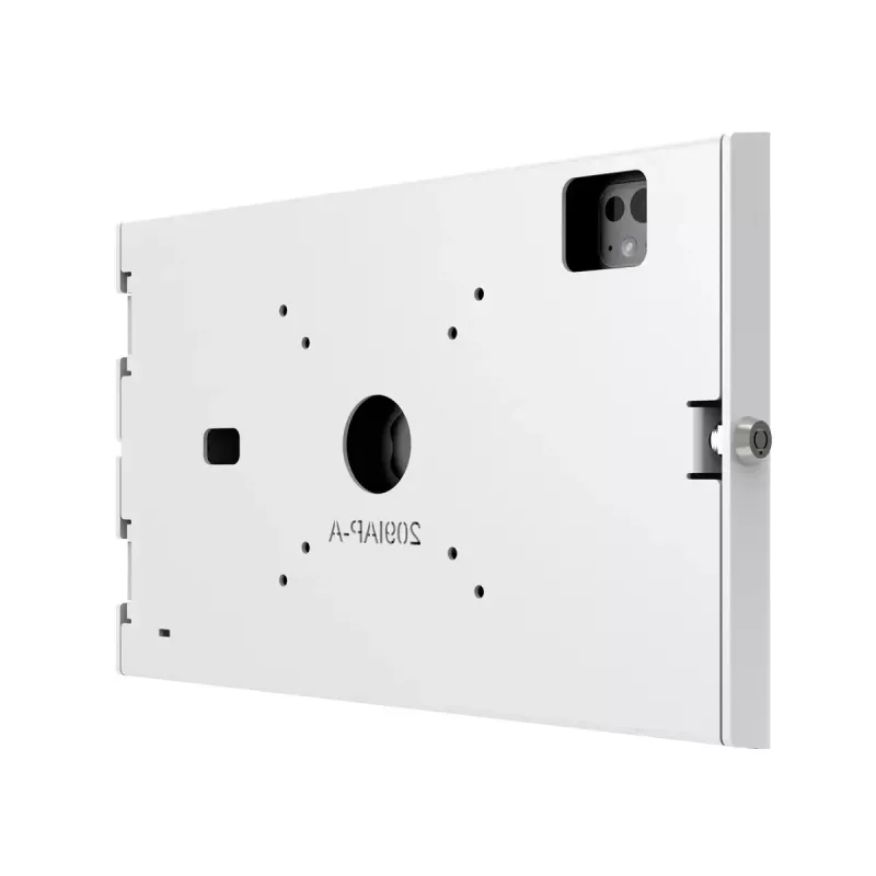 Supporto di sicurezza da parete per iPad Pro 11 pollici — Maclocks Compulocks Apex per M4 & M5, bianco, include 2 chiavi