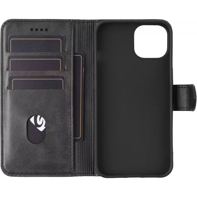 eSTUFF ES67110005-BULK custodia per cellulare portafoglio nero