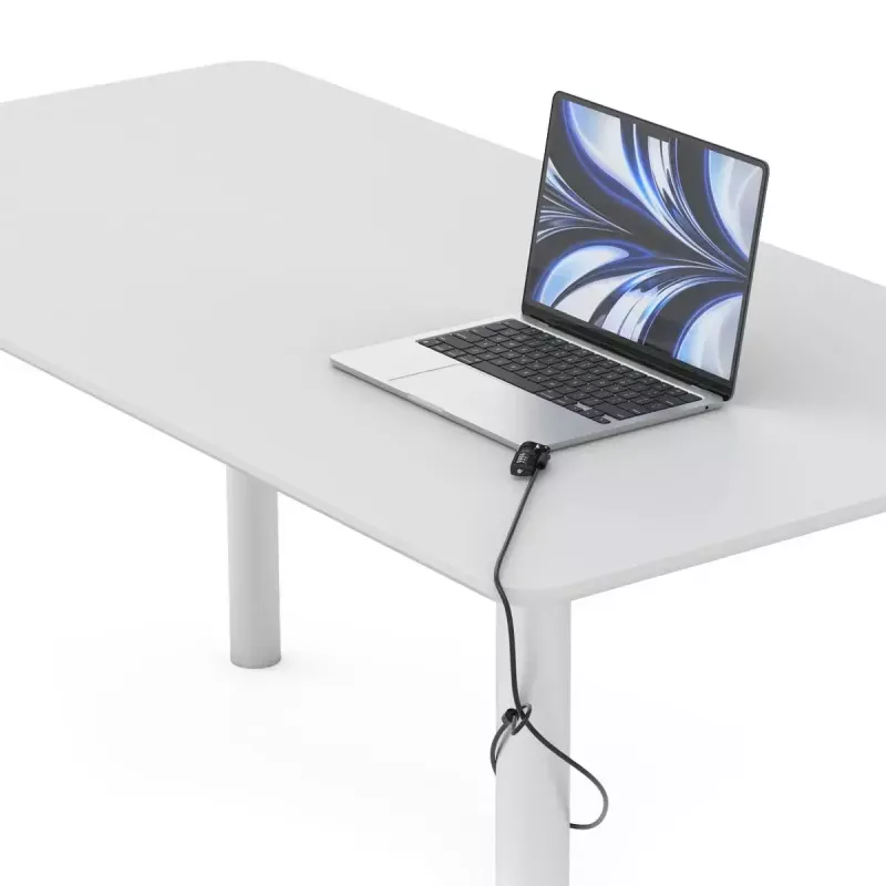 Compulocks Ledge per MacBook Air 13 pollici M2 e M3 con lucchetto a combinazione argento