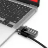 Compulocks Ledge per MacBook Air 13 pollici M2 e M3 con lucchetto a combinazione argento