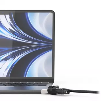 Compulocks Ledge per MacBook Air 13 pollici M2 e M3 con lucchetto a combinazione argento