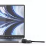 Compulocks Ledge per MacBook Air 13 pollici M2 e M3 con lucchetto a combinazione argento