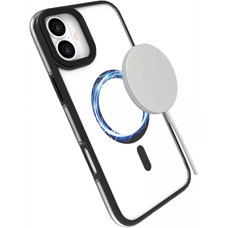 eSTUFF ES67141100 custodia per cellulare 15,5 cm (6,1 pollici) cover trasparente, nero