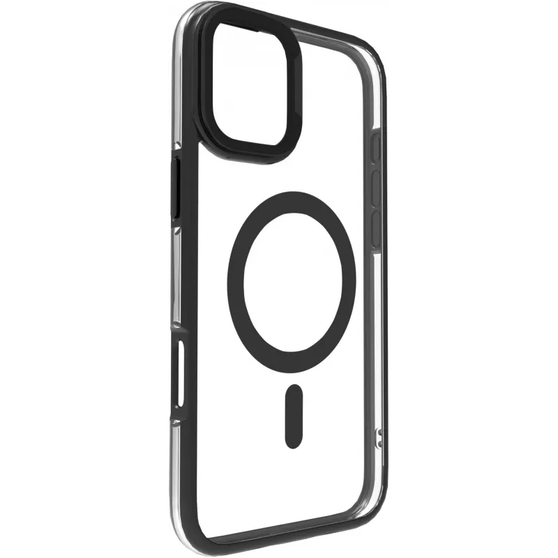 eSTUFF ES67141100 custodia per cellulare 15,5 cm (6,1 pollici) cover trasparente, nero